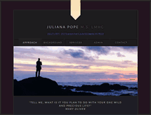 Tablet Screenshot of julianapope.com